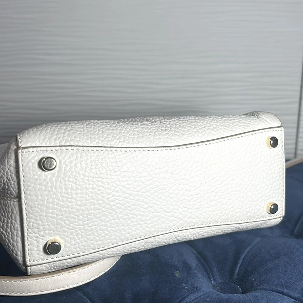 Coach Cream Leather Satchel, Shoulder bag